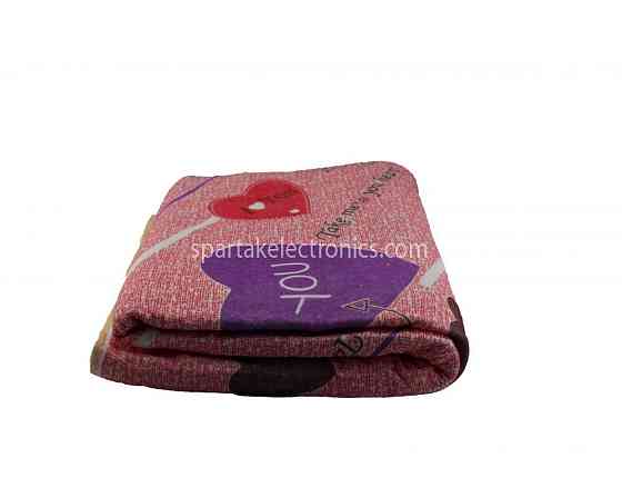 Електропростирадло electric blanket 150*180 серце на рожевому тлі ART 7421 (18) Київ