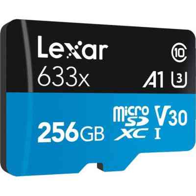 Карта памяти Lexar 256GB microSDXC class 10 UHS-I 633x (LSDMI256BB633A) Винница