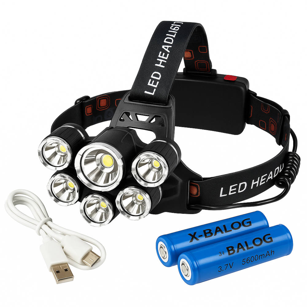 Головной фонарь с зарядным устройством, Фонарик на голову для домашних работ, Led фонарь на голову RU-65 Львов - изображение 15