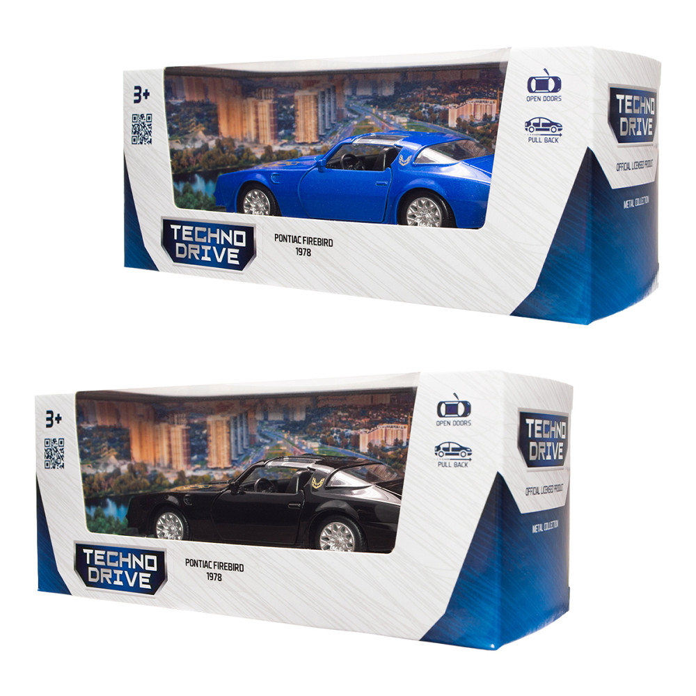 Автомодель - Pontiac Firebird 1978 (чорний, синій) Днепр - изображение 4