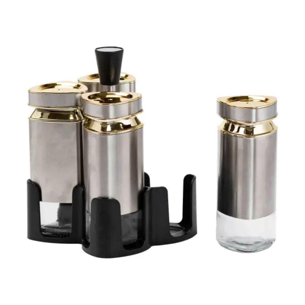 Набір для спецій з 4 ємностями на підставці Київ - фото 4