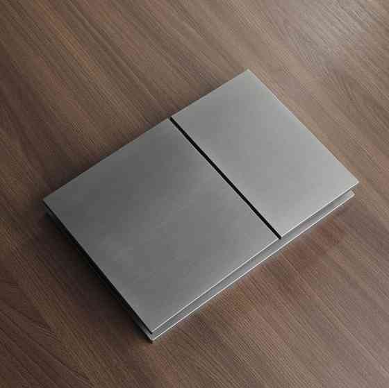 Панель змиву Koer KT-0610-07 240x160x32mmmm пластикова, кнопка квадратна (колір графіт) (KR6138)   ( 21709 ) Харьков