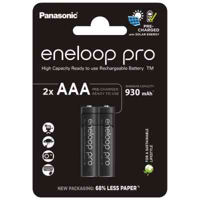 Аккумулятор Panasonic AAA Eneloop 930mAh Pro NI-MH * 2 (BK-4HCDE/2CP) Винница
