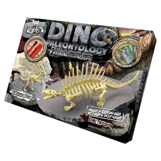 Игровой набор для проведения раскопок DP-01 DINO PALEONTOLOGY в коробке Диметродон Винница