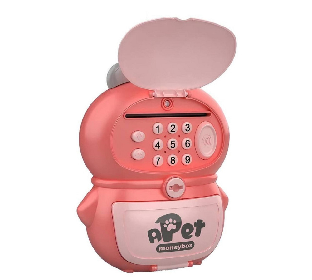 Детская электронная копилка-сейф игровой терминал розовый Киев - изображение 5