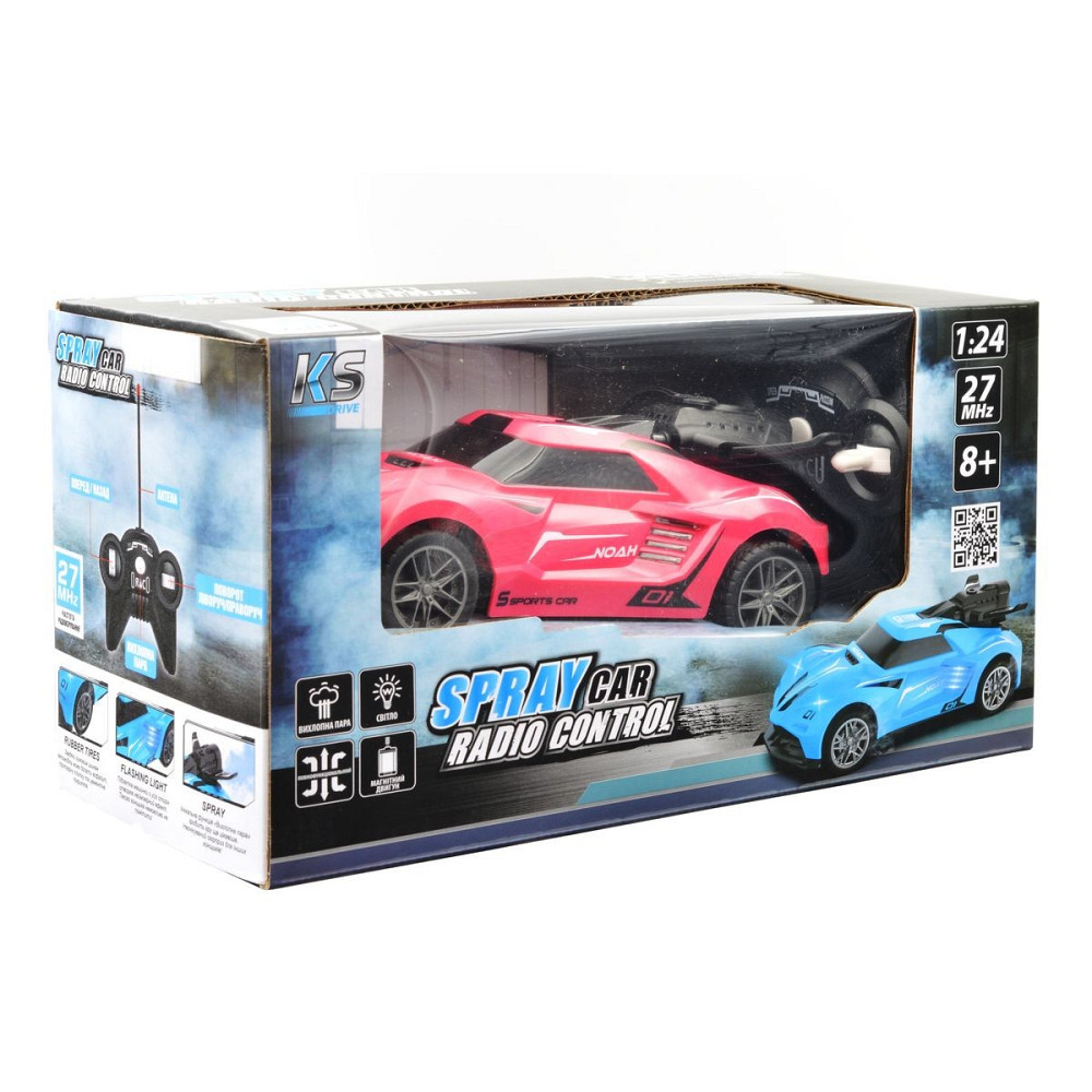 Автомобіль Spray Car на р/к – Sport (рожевий, 1:24, туман) Дніпро - фото 14