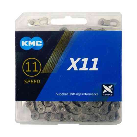 Ланцюг KMC X11 Grey 11 швидкостей 114 ланок сірий + замок Бровари