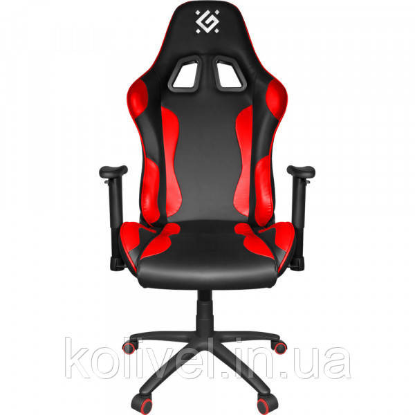 Крісло ігрове Defender Devastator CT-365, 50мм PU, Клас 4, Black/Red (64365) Київ - фото 2
