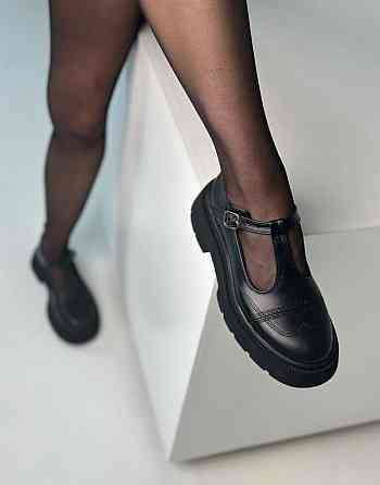 Olli Лоферы женские OLLI черные из натуральной кожи размер 36-40 (Т-40-Астра) 36 Коломыя