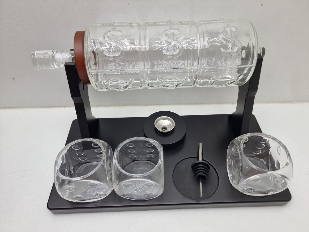 Набір для віскі PREMIUM Casino Carafe Луцк - изображение 4