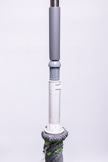 Швабра з самовіджимом з мікрофібри, універсальна, обертається на 360°, телескопічна ручка HP-35015-14 Коломия - фото 2