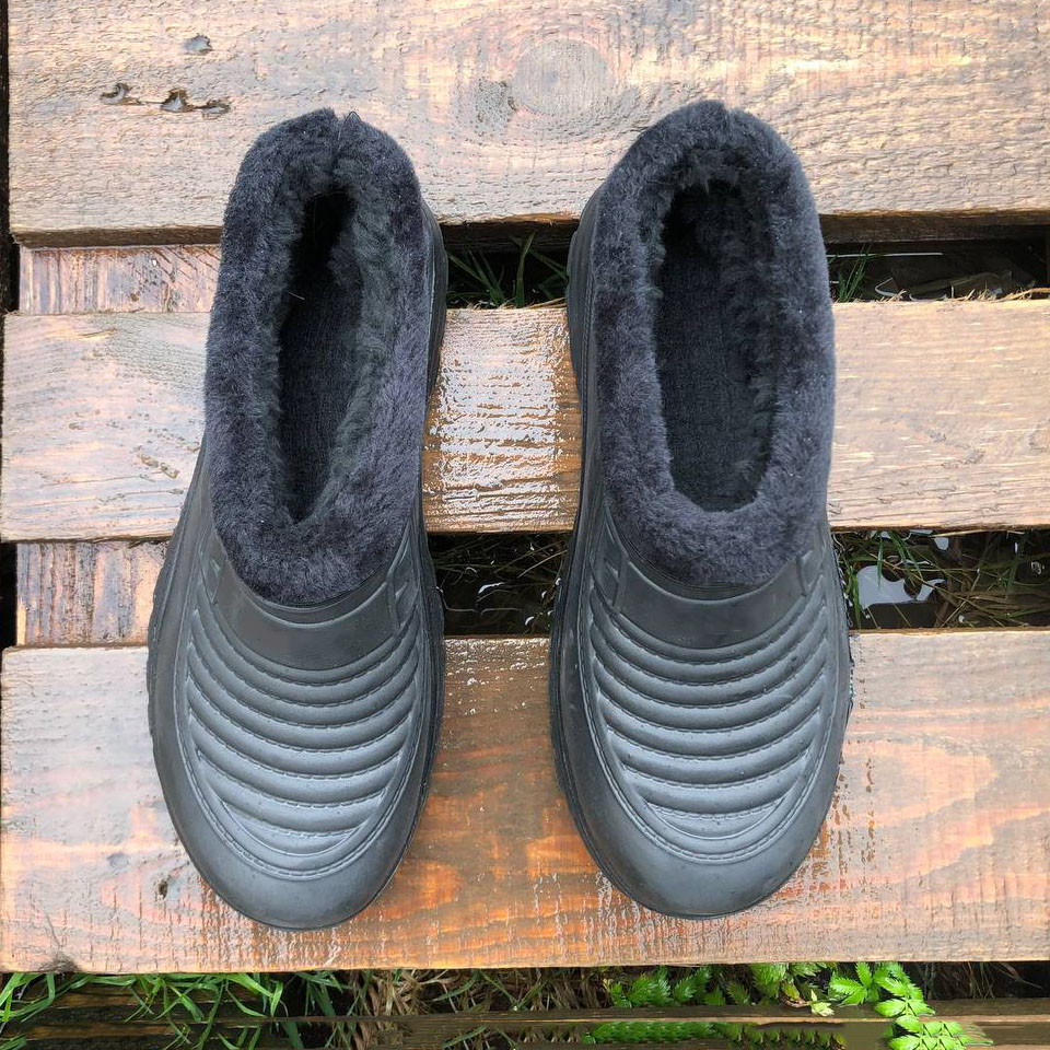 Резиновые утепленные сапоги мужские короткие, Удобная мужская обувь легкая, Меховые бурки OD-58 Львов - изображение 8