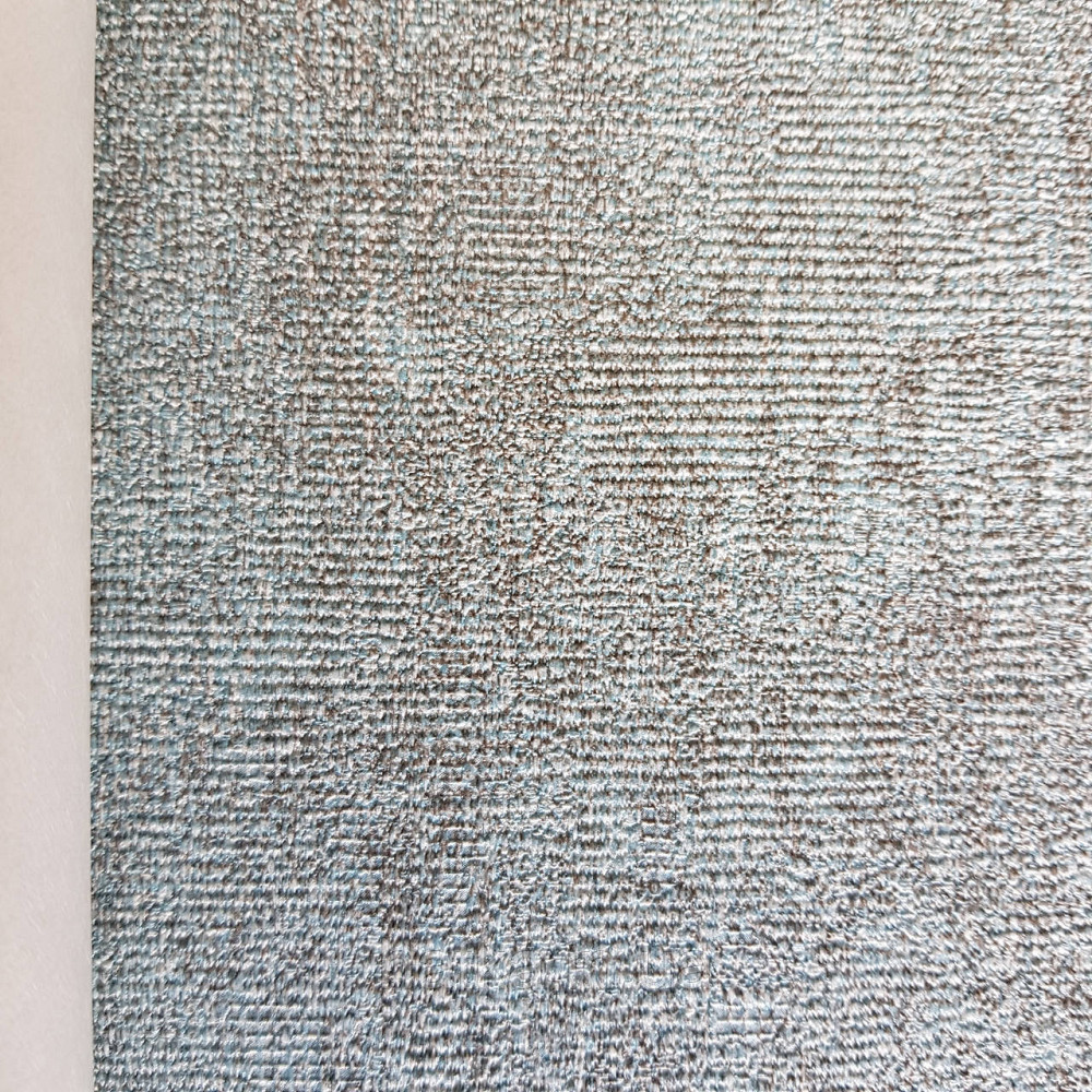 Шпалери метрові вінілові на флізелін Yuanlong Samsara однотонні ефект потертості під штукатурку бірюзові Київ - фото 1