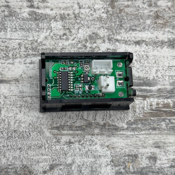 Вольтметр амперметр цифровий LED з шунтом вимір до 100В 50А панельний індикатор Київ