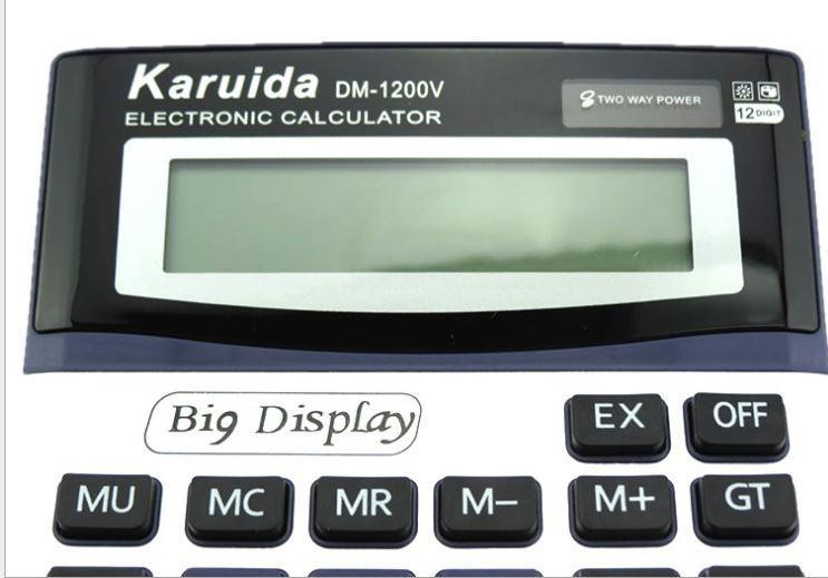 Калькулятор настільний бухгалтерський Karuida DM-1200V Вінниця - фото 4
