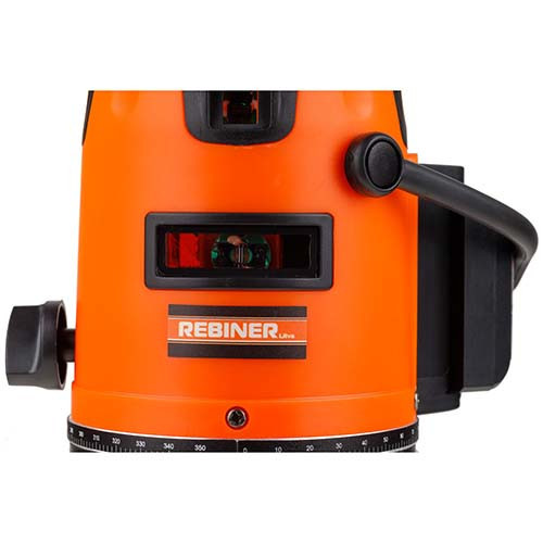 Лазерний рівень Rebiner RLE-3D (3 промені, зелений діод) — Гарантія 36 міс, Литва Львів - фото 4