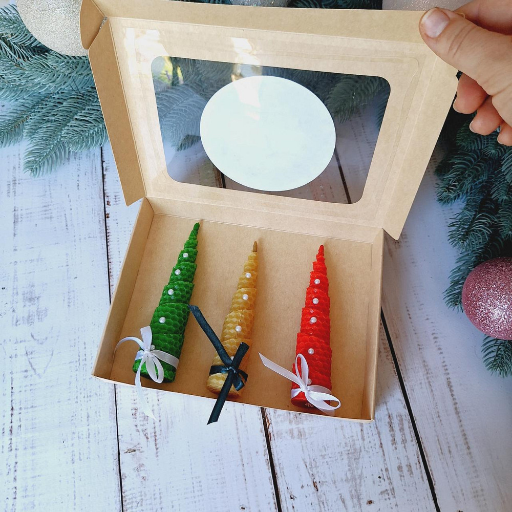 Набір для виготовлення свічок новорічних Ялинки 3 шт Одеса - фото 2