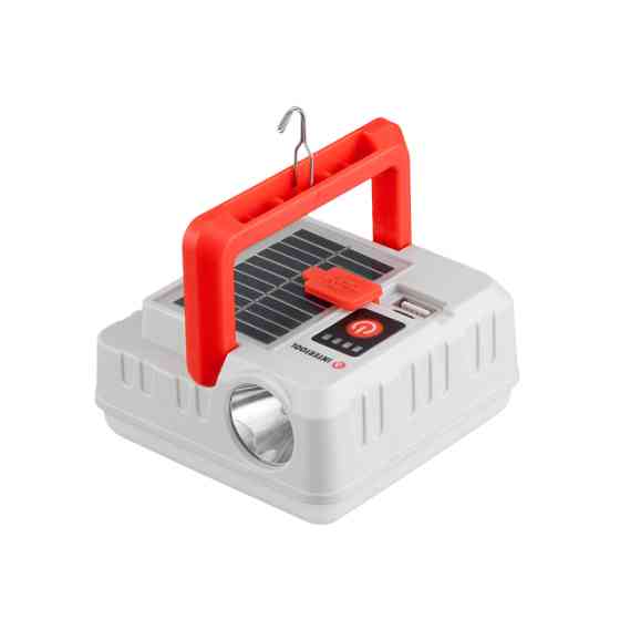 Ліхтар кемпінговий, 1 LED + 28 SMD, 300 лм, сонячна панель, PowerBank Львів