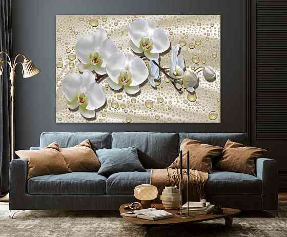 Картина холст в гостиную / спальню   Орхідея  MLP_325 60x100 см Киев