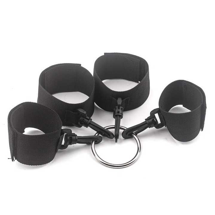 БДСМ фиксаторы рук и ног - Черный – Садо-мазо Винница - изображение 2