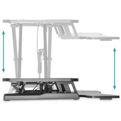 Столик для ноутбука Digitus Ergonomic Workspace Riser, 11-46cm, black (DA-90380-1) Винница