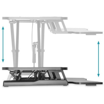 Столик для ноутбука Digitus Ergonomic Workspace Riser, 11-46cm, black (DA-90380-1) Вінниця - фото 6