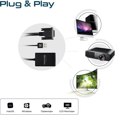 Кабель мультимедійний HDMI to HDMI v.2.0 prolink4k1-500.black Promate (prolink4k1-500.black) Вінниця - фото 5