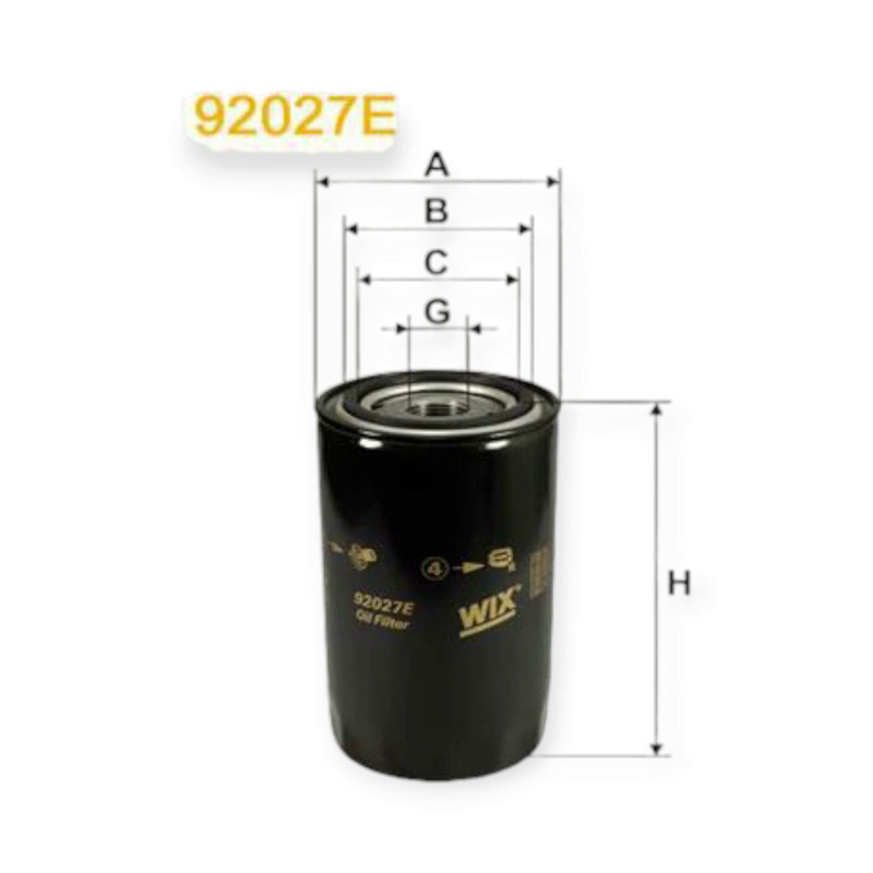 Фільтр Вольво B10, 54, 57, 58, 59 (71-96) масляний Мукачево - фото 1