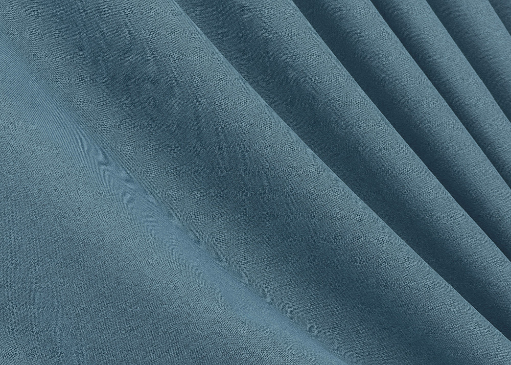 Комплект готовых штор VR-Textil Блэкаут двусторонний ASHEN NIGHT № 1852ш Синий 150х290 см 2 шт (33-0896) Киев - изображение 6