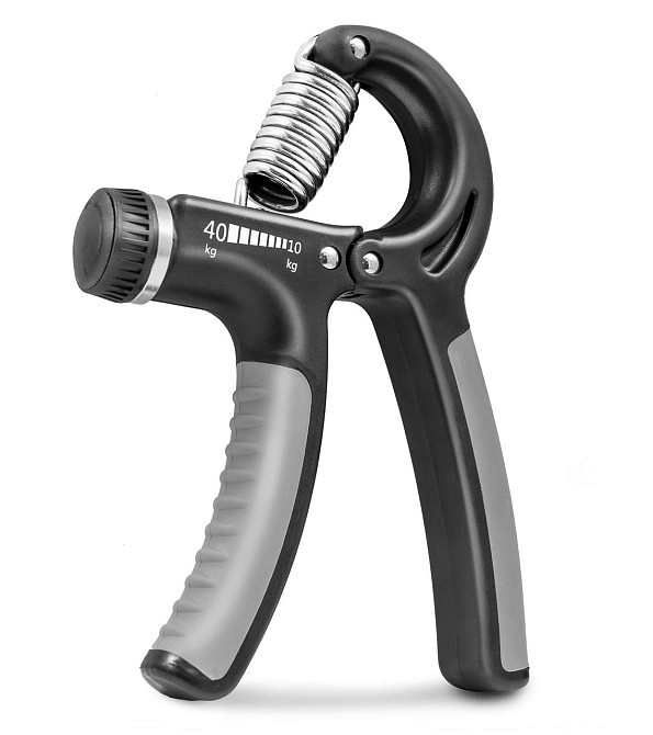 Еспандер регульований Hop-Sport 10-40кг HS-P040HG чорно-сірий Київ - фото 2