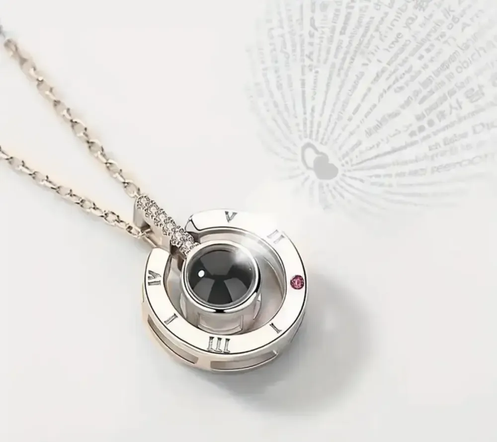 New Кулон подвеска с проекцией I love you Я тебя люблю на 100 языках мира в форме сердца Коломыя - изображение 8