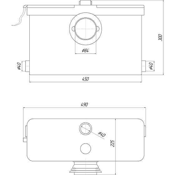 Канализационная установка VOLKS pumpe WC500-1 (000018980) Киев