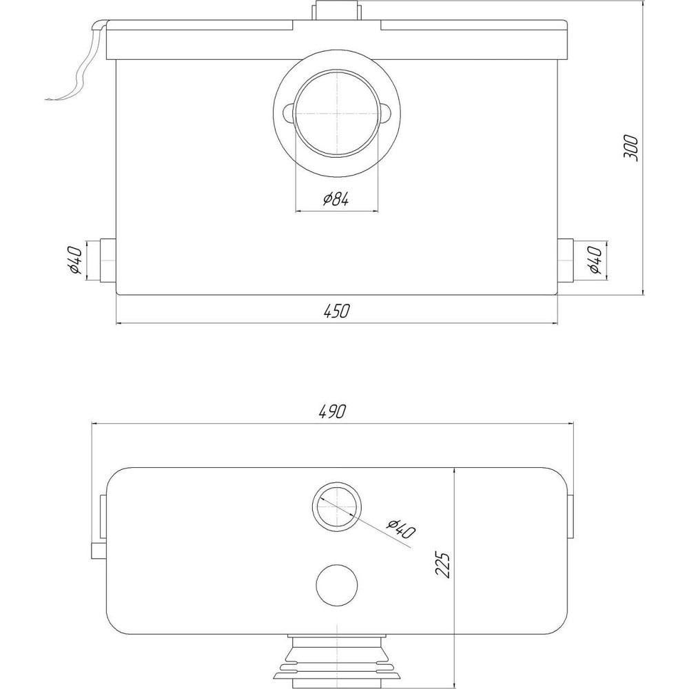 Канализационная установка VOLKS pumpe WC500-1 (000018980) Киев - изображение 6