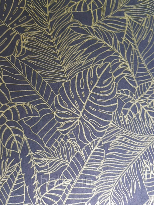 Обои флизелиновые Khroma LAV306 LA VIE EN ROSE черные ветки листья салатовые Київ - фото 2