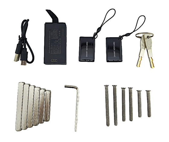 PES Dual сірий дверний розумний замок Київ