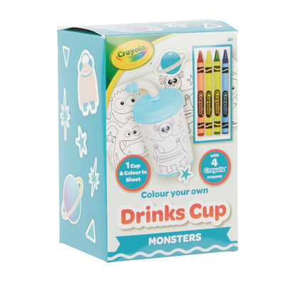 Набор для творчества Crayola Стаканчик-раскраска Монстры С карандашами (15765-A) Винница - изображение 3