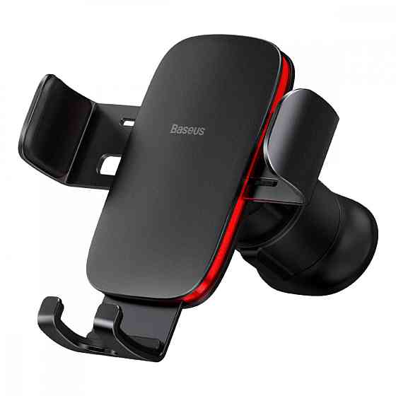 Тримач для мобiльного Baseus Metal AgeⅡ Gravity Car Mount (Air Outlet Version) Black Киев