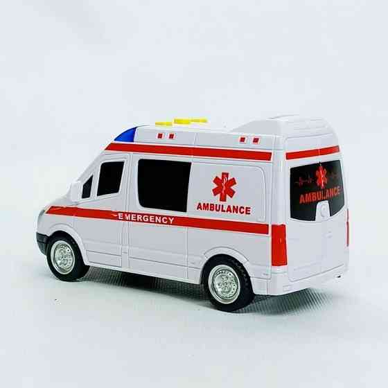 Дитяча автомодель "Швидка допомога" 7994, 17х7 см, звукові та світлові ефекти Вінниця