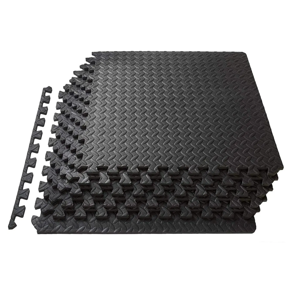 Плитка резиновая пазл на пол (набор 6 шт. 60см*60см*2см) TORIN TRYZW20 Одесса - изображение 1