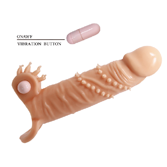 Насадка на член - Pretty Love Connor Vibrating Penis Sleeve Flesh Sex Aura Київ