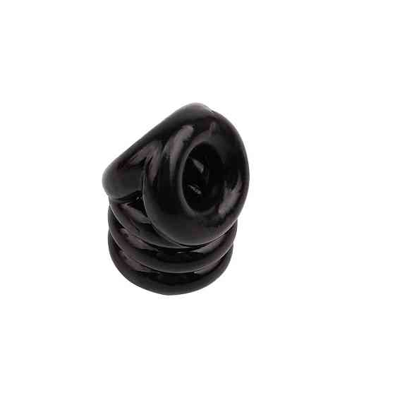 Эрекционное кольцо Chisa GK Power Triangle++ Ring с утяжкой на мошонку, черное Sex Aura Киев