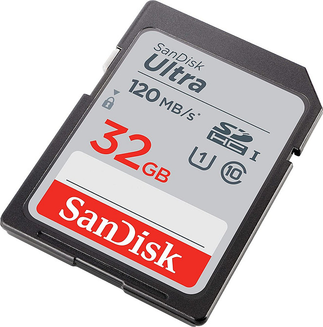 SDXC (UHS-1) SanDisk Ultra 32Gb class 10 (120Mb/s) Киев - изображение 1