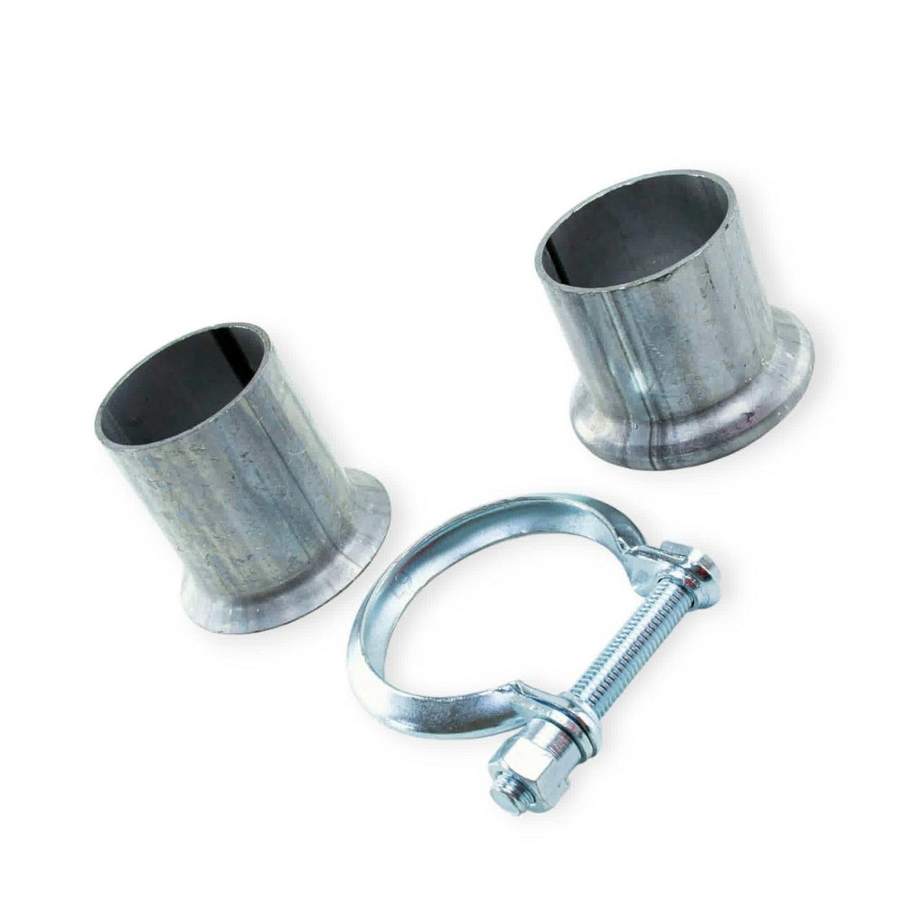 Хомут (d-50 мм) Москвич 412 з патрубком (1 болт) FA1 глушника Мукачево - фото 1