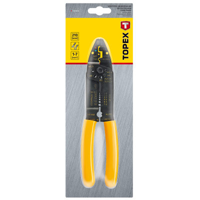 Кліщі Topex для обжима кабельных наконечников, 210 мм (32D404) Вінниця - фото 2