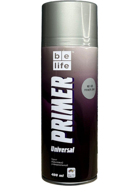 Belife грунт антикорозійний Primer 3в1 68 сірий 400 мл Харків - фото 1