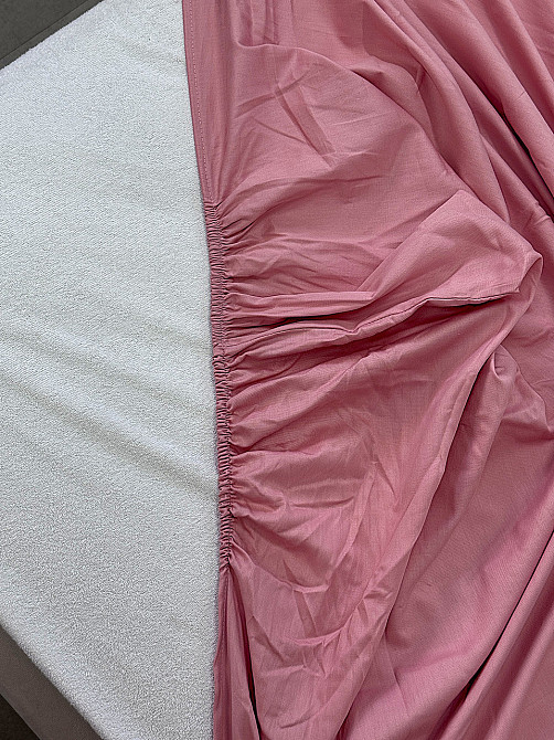 Ecotton Простирадло на резинці Ecotton 140х200 см із сатину (арт. 15-1611 Brindal Rose) рожевий Київ - фото 6