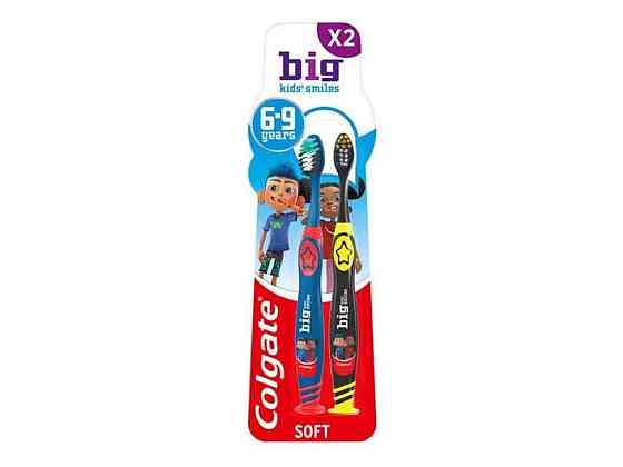 Зубна щітка Дитяча 6-9 років М’яка 2шт ТМ COLGATE Київ