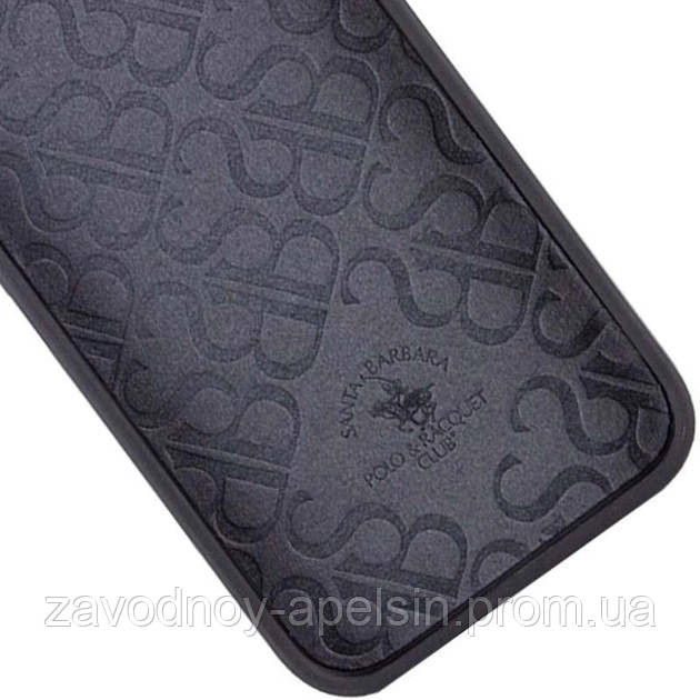 Iphone 15 Pro Max Шкіряний чохол Плетенка Polo (чорний) Одеса - фото 3