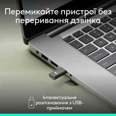 Наушники Logitech Zone Wireless 2 ES Busines Graphite (981-001498) Вінниця