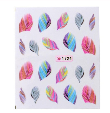 Наклейки для нігтів "Пір'ячко" STZ-002 Київ - фото 1